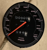 SPEEDOMETER ASSY. (MPH/KP | 37200KWFE01 | honda motorcycle part